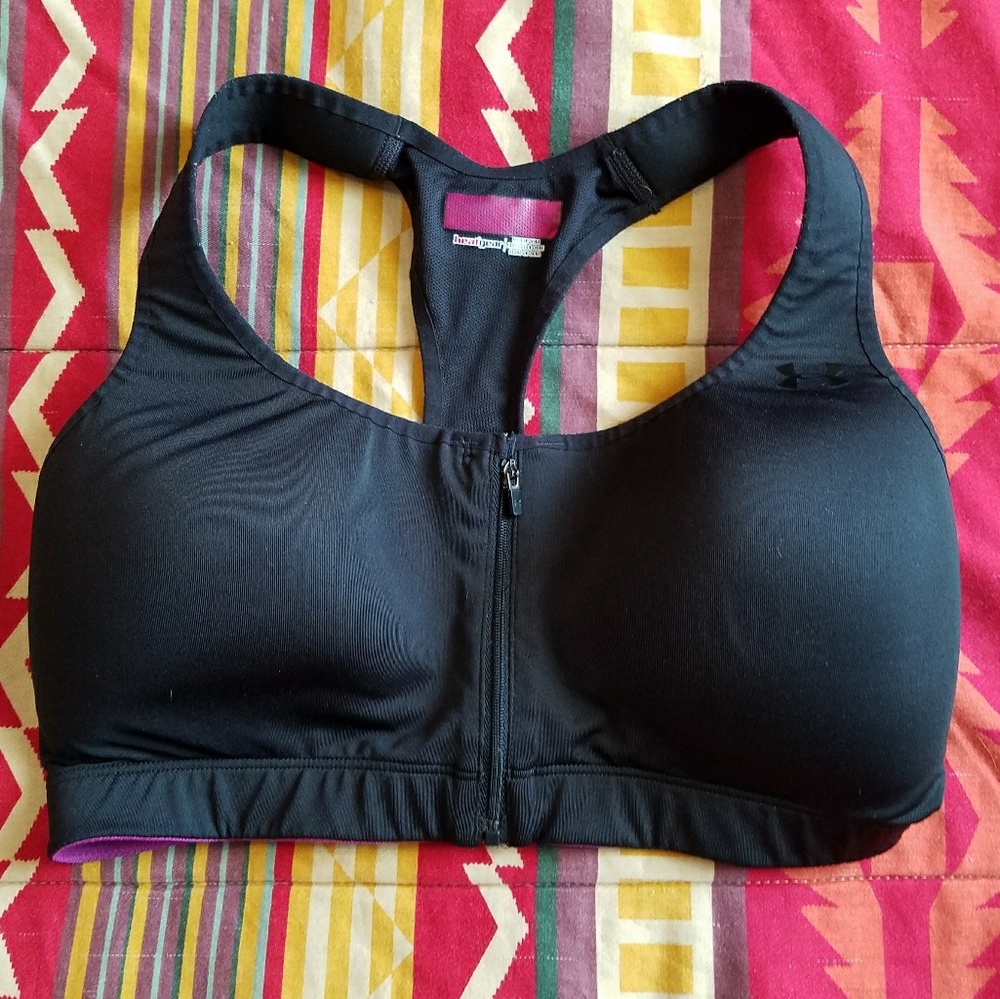 Under Armour Front Zip Sport Bra